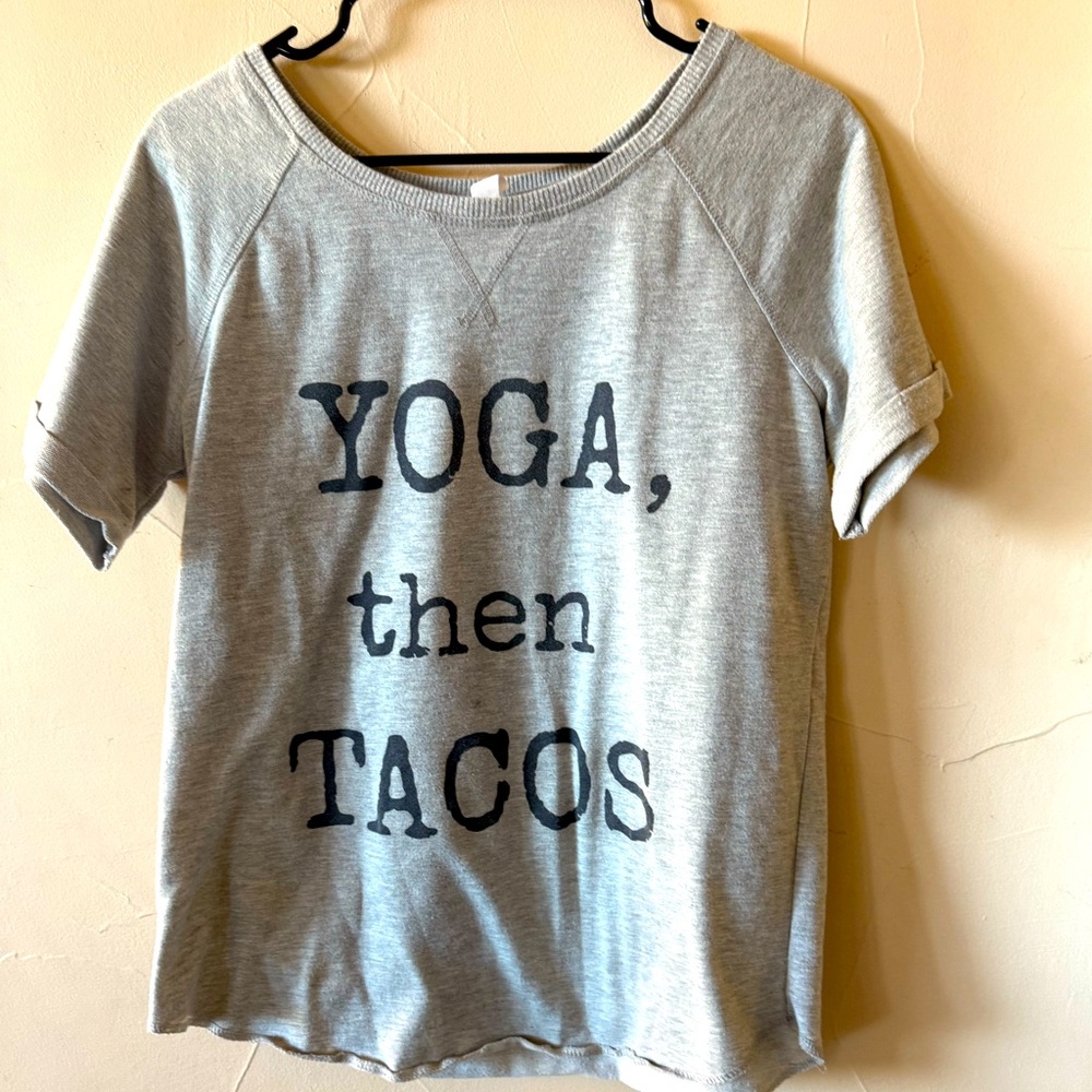 Gray Graphic Women's Top